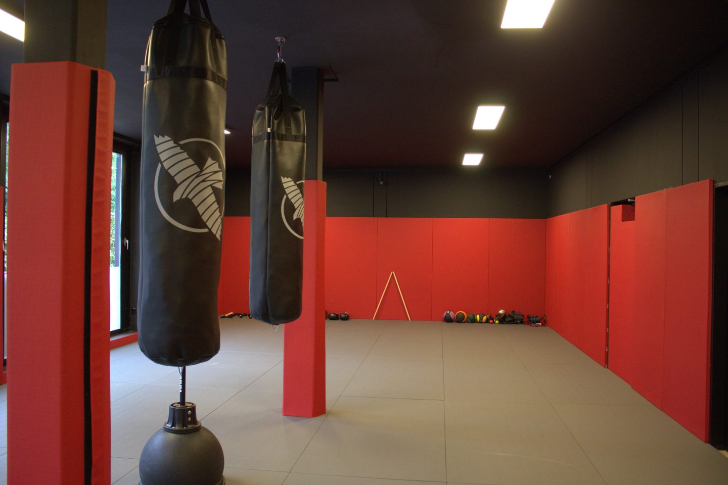 Allenamento di MMA sul tatami